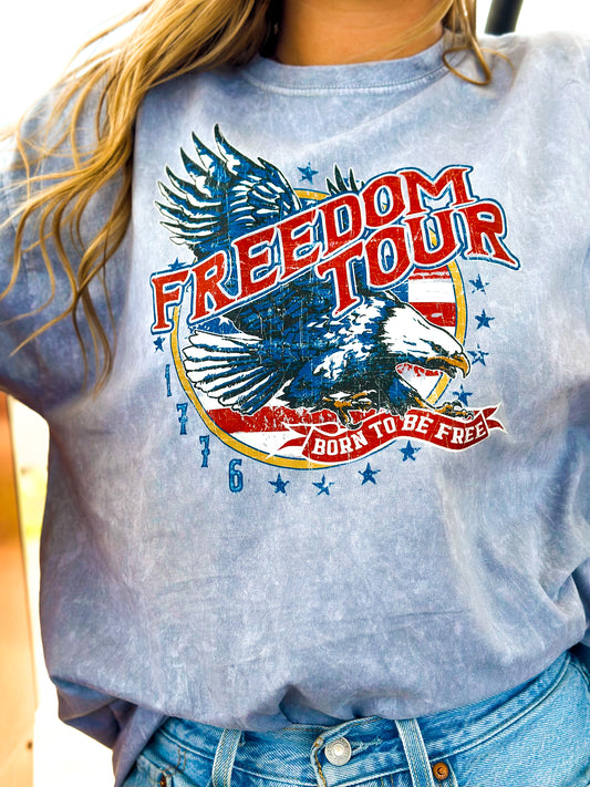 Freedom Tour Mineral Wash Tee