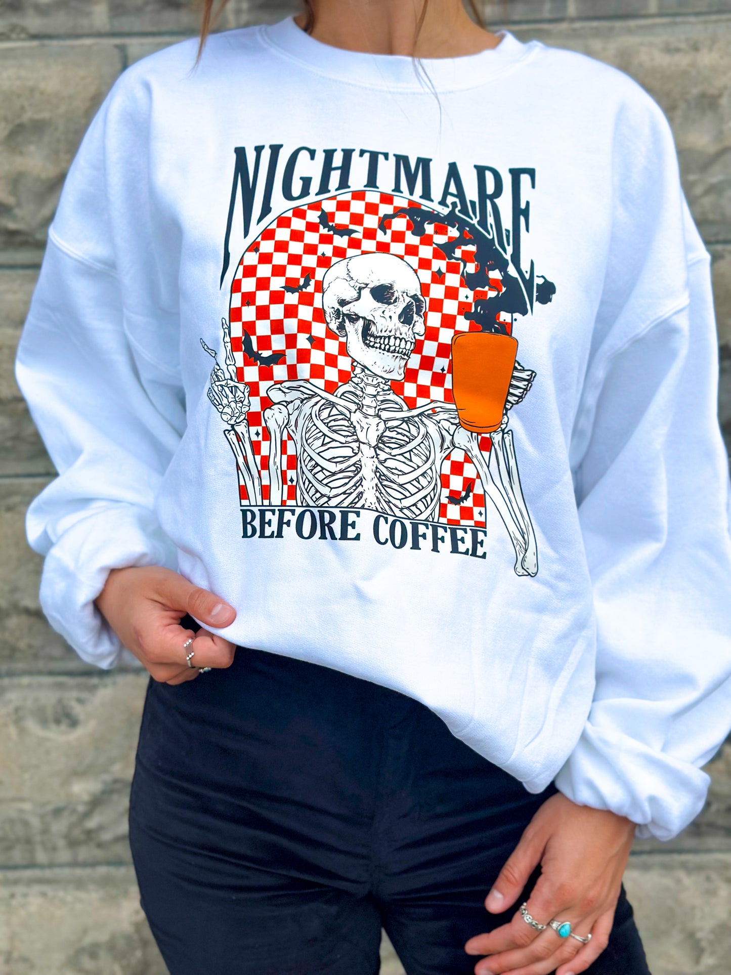 Nightmare Before Coffee Crewneck